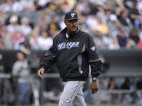 Cito Gaston of the Toronto Blue Jays talks with Athlete's Care