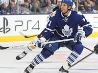 David Clarkson of the Toronto Maple Leafs talks with Athlete's Care