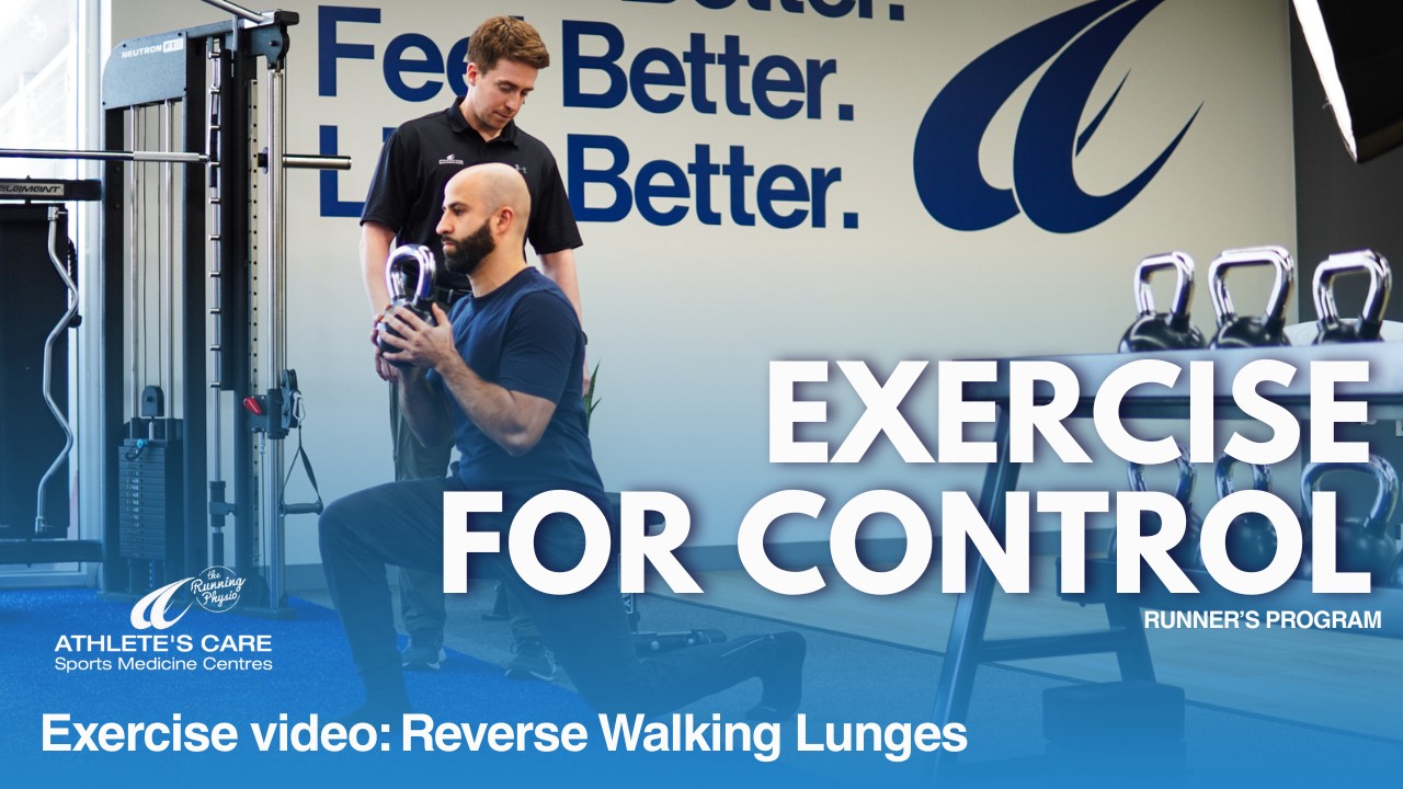 Athlete's Care Runner's Program Exercise Series: Reverse Walking Lunges