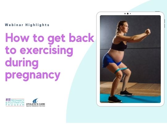 How to start exercising during pregnancy